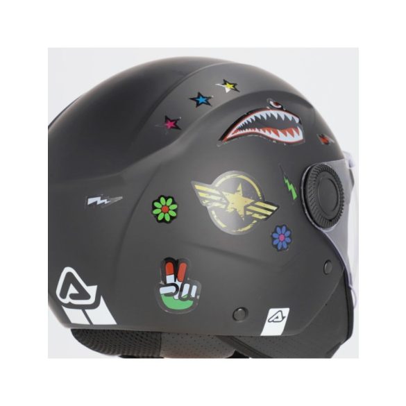 ACERBIS HELMETS JET BREZZA KID - BLACK - Y/XL