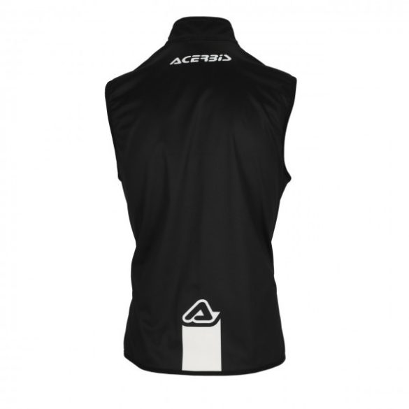 LINEAR SOFTSHELL VEST - BLACK/WHITE