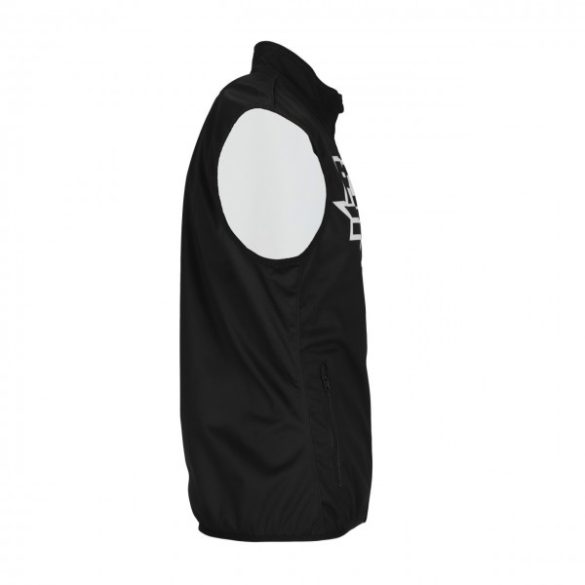 LINEAR SOFTSHELL VEST - BLACK/WHITE