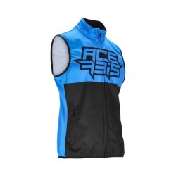 LINEAR SOFTSHELL VEST - BLACK/BLUE