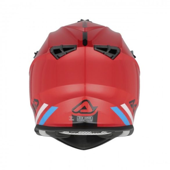 LINEAR SOLID COLOR HELMET 22-06 - RED