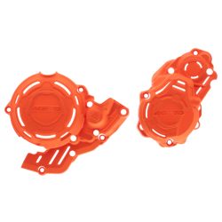  X-Power motorblokk védő - EXC-F 250/350 KTM 24/25 + GASGAS ECF 250-350 24/25 + HUSQ FE 250-350 24/25 - narancs