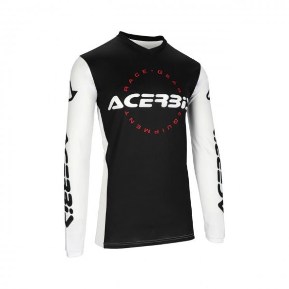 MX J-TRACK JERSEY 2024 - BLACK/WHITE