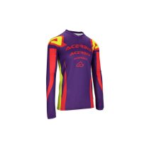 ACERBIS MX JERSEY J-TRACK ASKAR - VIOLET/RED