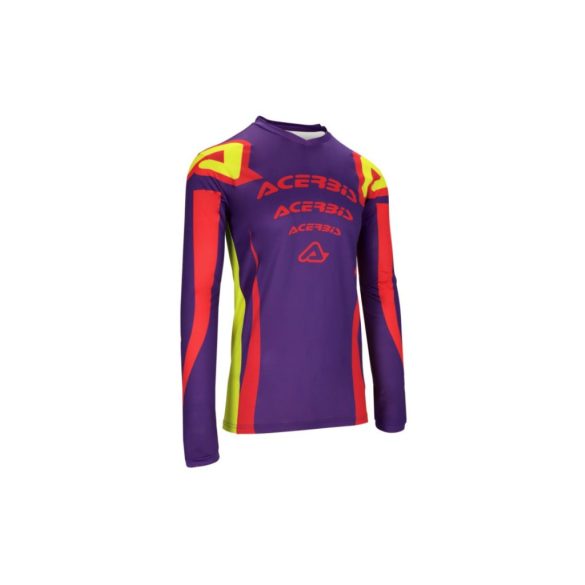 ACERBIS MX JERSEY J-TRACK ASKAR - VIOLET/RED