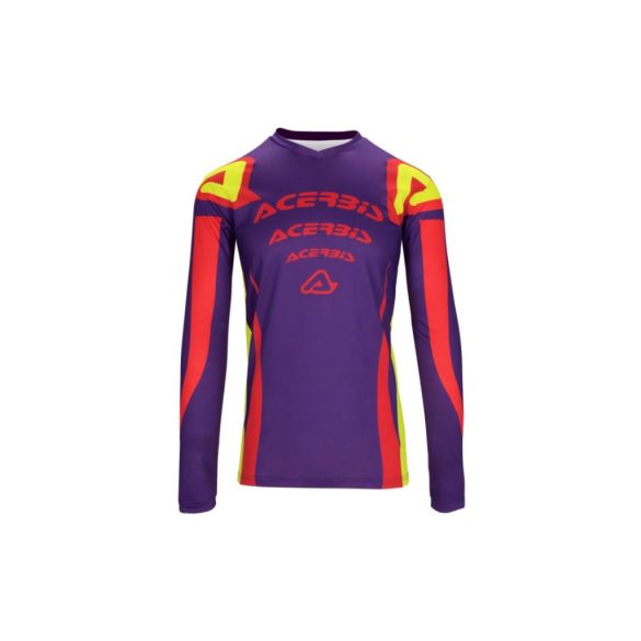 ACERBIS MX JERSEY J-TRACK ASKAR - VIOLET/RED