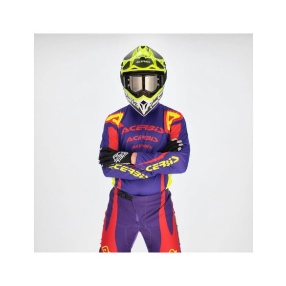 ACERBIS MX JERSEY J-TRACK ASKAR - VIOLET/RED