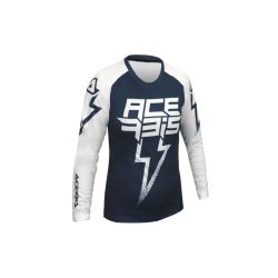ACERBIS MX JERSEY J-KID BLIZZARD - BLUE/WHITE