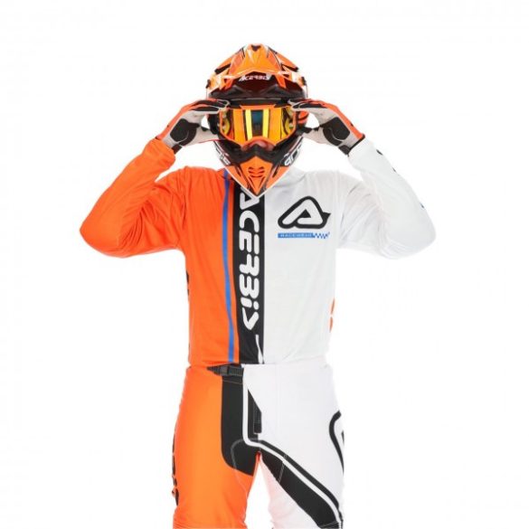 PANTS MX TRACK CONNECTION PANT - ORANGE/WHITE