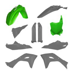   idomszett - KAWASAKI KX 450 24/25 + KX 250 25 - zöld/szürke
