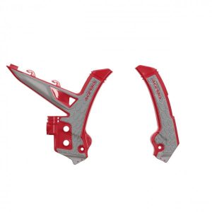 X-GRIP FRAME PROTECTORS GASGAS MC/EC 24/25 - RED/GREY