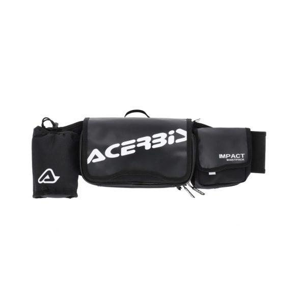 Acerbis motoros övtáska – Impact Logo – fekete/fehér