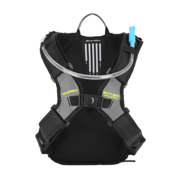 Acerbis hátitáska ivózsákkal – Sather Logo – szürke/sárga