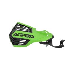 K-FUTURE KAWASAKI KXF450 24/25 HANDGUARDS - GREEN/BLACK