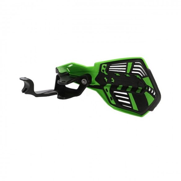 K-FUTURE KAWASAKI KXF450 24/25 HANDGUARDS - GREEN/BLACK