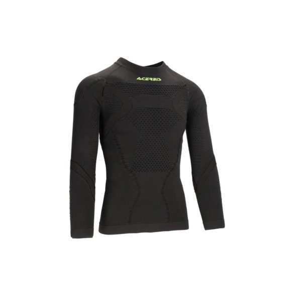 ACERBIS TECHNICAL UNDERWEAR JERSEY X-BODY WINTER 2.0 - BLACK/YELLOW
