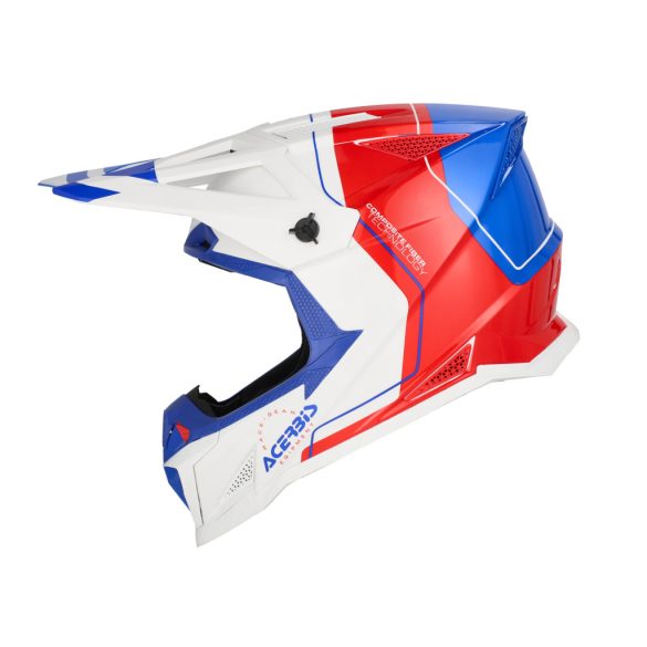 Acerbis cross sisak – T711 – fehér/kék/piros