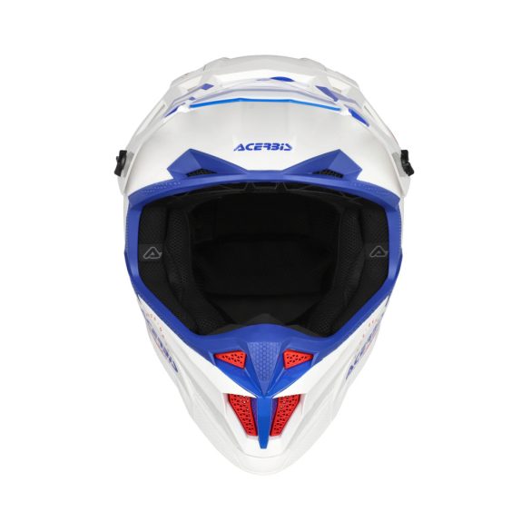 Acerbis cross sisak – T711 – fehér/kék/piros