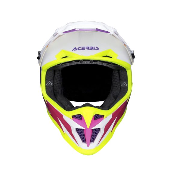 Acerbis cross sisak – T711 – fehér/lila
