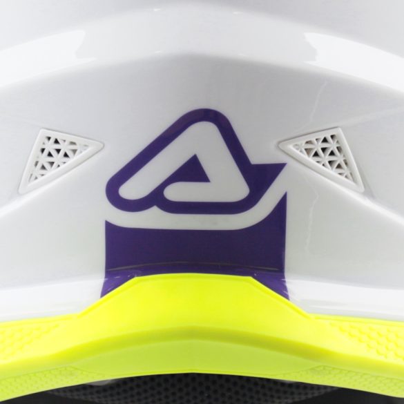 Acerbis cross sisak – T711 – fehér/lila