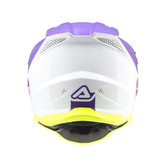 Acerbis cross sisak – T711 – fehér/lila