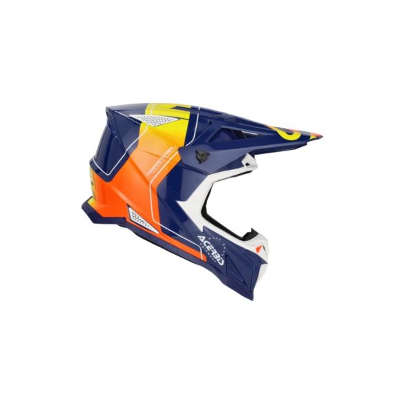 Acerbis cross sisak – T711 – kék/narancs