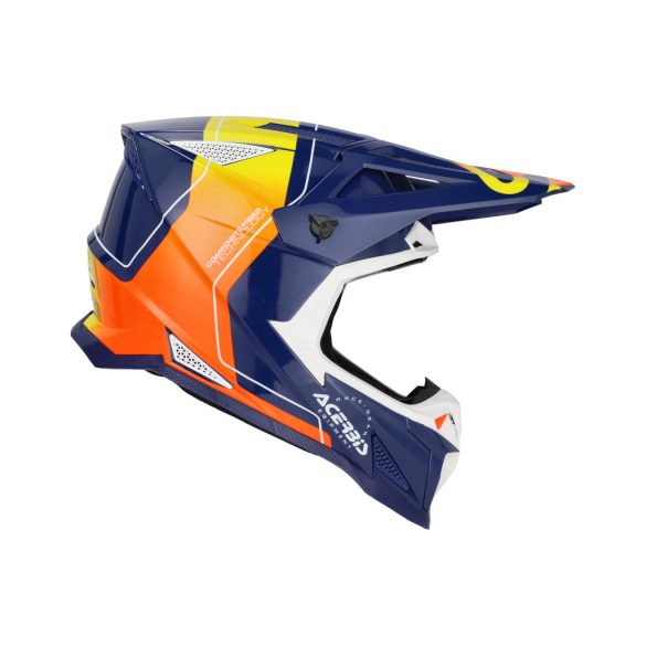 Acerbis cross sisak – T711 – kék/narancs