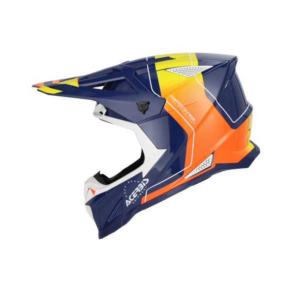 Acerbis cross sisak – T711 – kék/narancs
