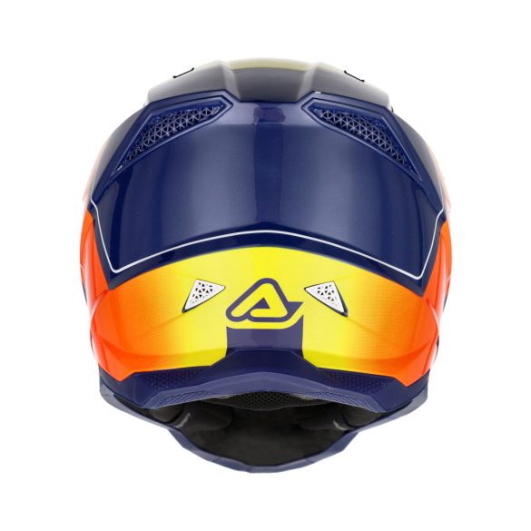 Acerbis cross sisak – T711 – kék/narancs