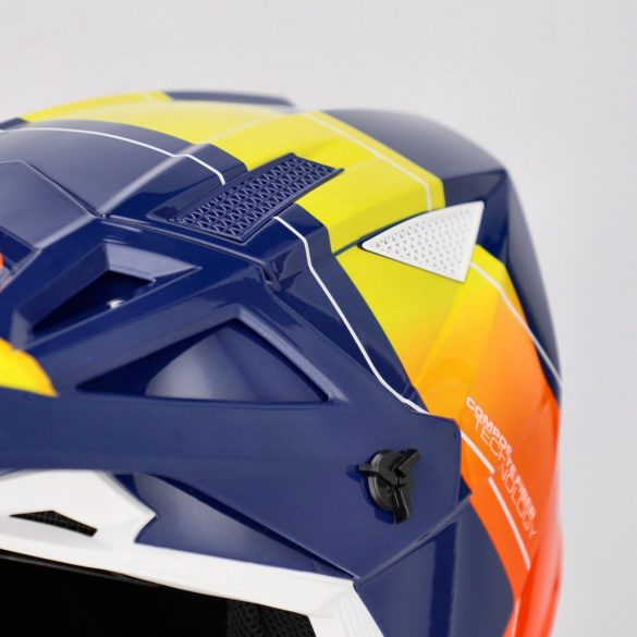 Acerbis cross sisak – T711 – kék/narancs