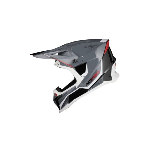Acerbis cross sisak – T711 – szürke/fekete