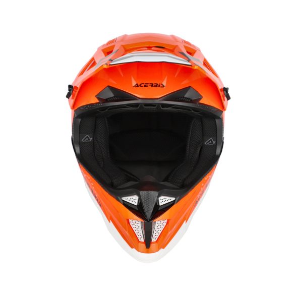 Acerbis cross sisak – T711 – fluo narancs/fekete/fehér