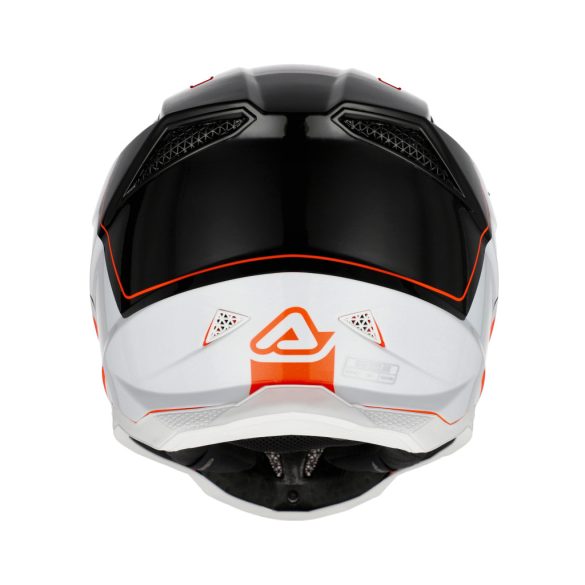 Acerbis cross sisak – T711 – fluo narancs/fekete/fehér