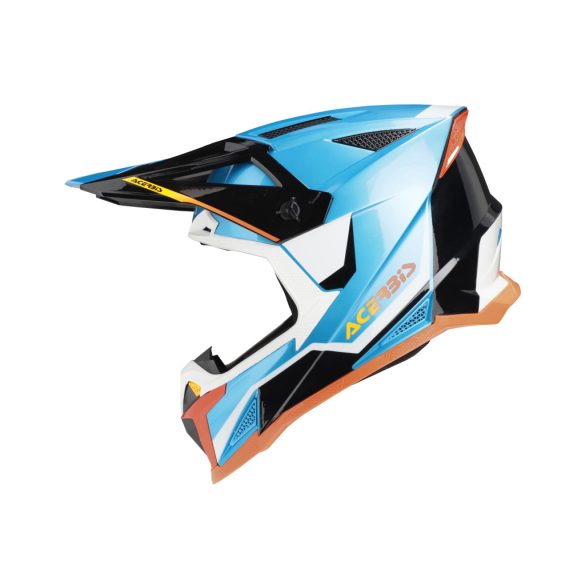 Acerbis cross sisak – T711 – világoskék/fehér