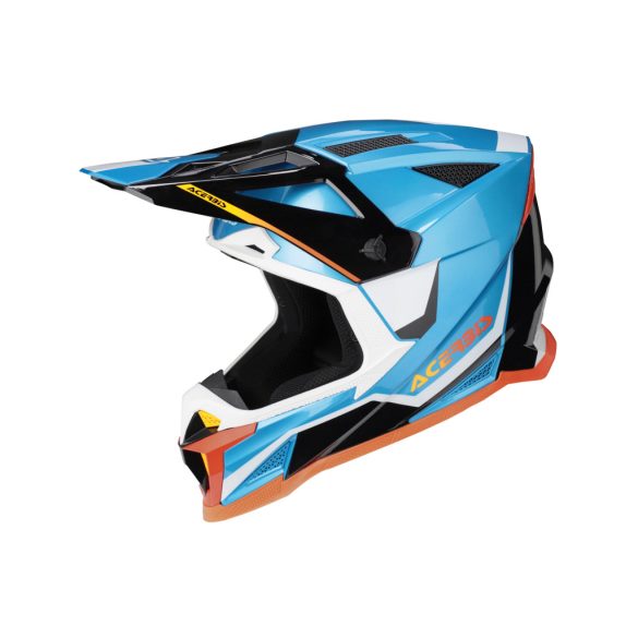 Acerbis cross sisak – T711 – világoskék/fehér
