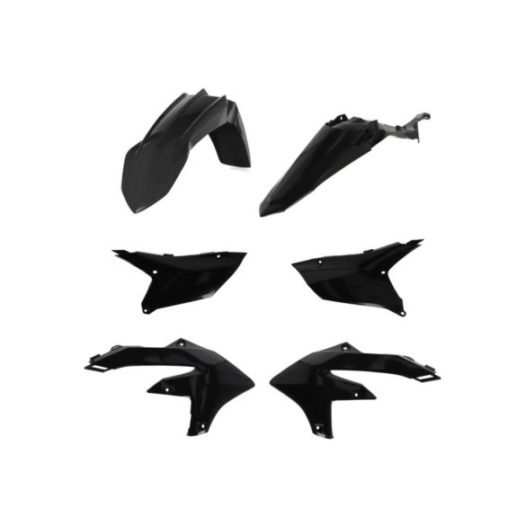 ACERBIS PLASTIC KIT YAMAHA WRF 450 24/26 + WRF 250 25/26 - BLACK