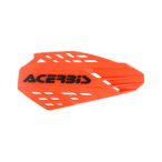 HANDGUARDS LINEAR VENTED ON HANDLEBARS - ORANGE/BLACK