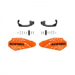 HANDGUARDS LINEAR VENTED ON HANDLEBARS - ORANGE/BLACK