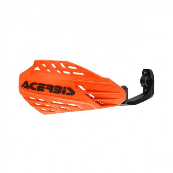 HANDGUARDS LINEAR VENTED ON HANDLEBARS - ORANGE/BLACK