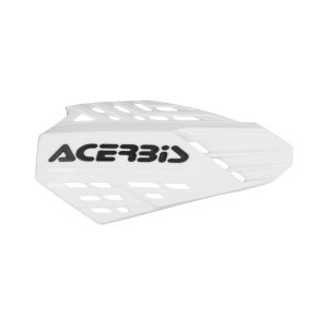 HANDGUARDS LINEAR VENTED ON HANDLEBARS - WHITE/BLACK