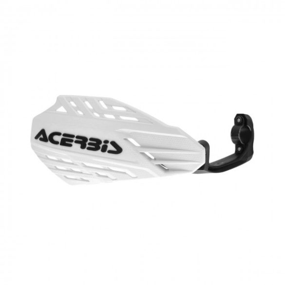 HANDGUARDS LINEAR VENTED ON HANDLEBARS - WHITE/BLACK