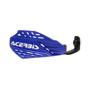 HANDGUARDS LINEAR VENTED ON HANDLEBARS - BLUE/WHITE