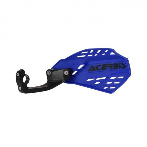 HANDGUARDS LINEAR VENTED ON HANDLEBARS - BLUE/BLACK