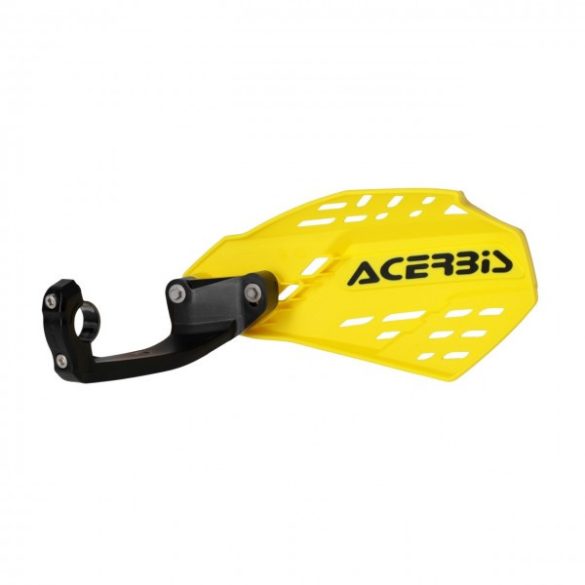 HANDGUARDS LINEAR VENTED ON HANDLEBARS - YELLOW/BLACK