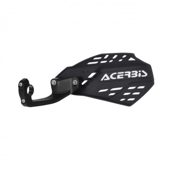 HANDGUARDS LINEAR VENTED ON HANDLEBARS - BLACK/WHITE