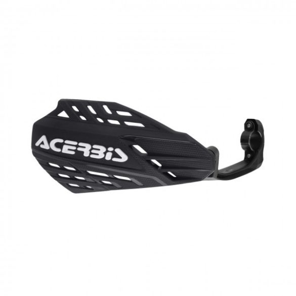 HANDGUARDS LINEAR VENTED ON HANDLEBARS - BLACK/WHITE