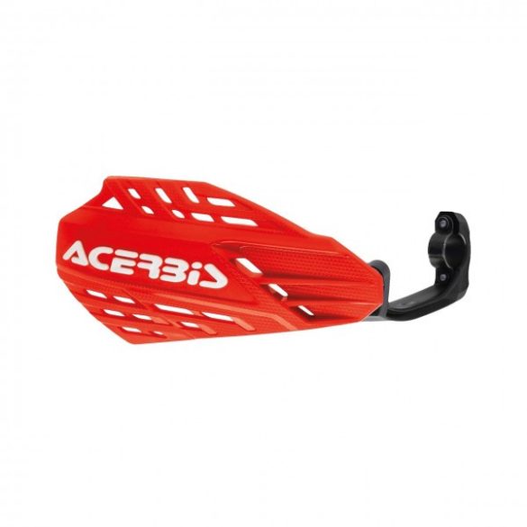 HANDGUARDS LINEAR VENTED ON HANDLEBARS - RED/WHITE