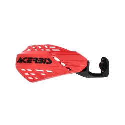 kézvédő - LINEAR VENTED ON HANDLEBARS - piros/fekete