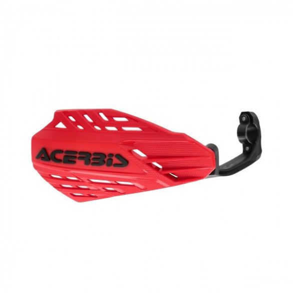 HANDGUARDS LINEAR VENTED ON HANDLEBARS - RED/BLACK