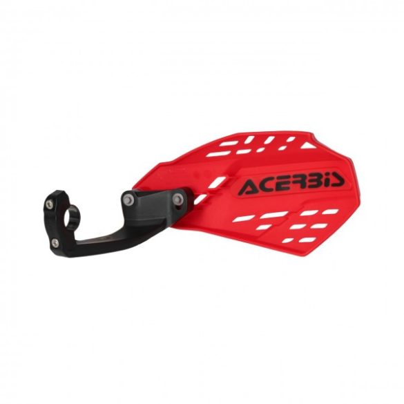 HANDGUARDS LINEAR VENTED ON HANDLEBARS - RED/BLACK